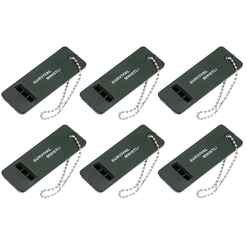 High Decibel 3-Frequency Survival Whistle – Emergency Tool for Hiking, Camping, Hunting